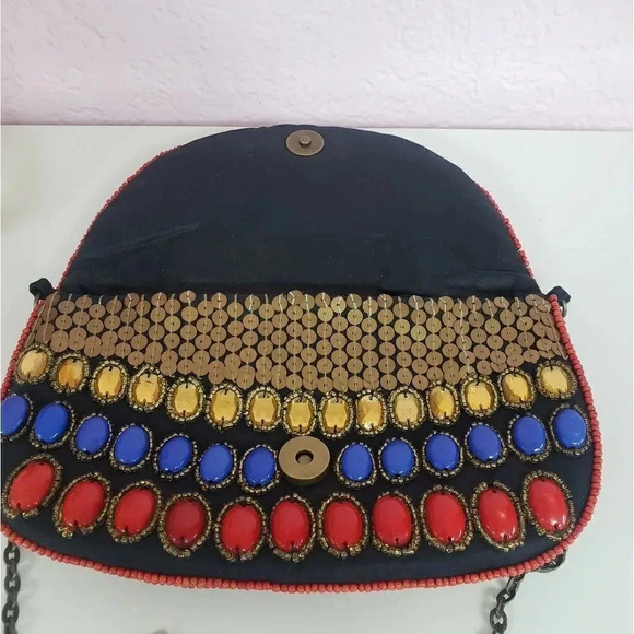 Moyna Custom Beaded/Sequin Clutch/Bag - Picture 3 of 7
